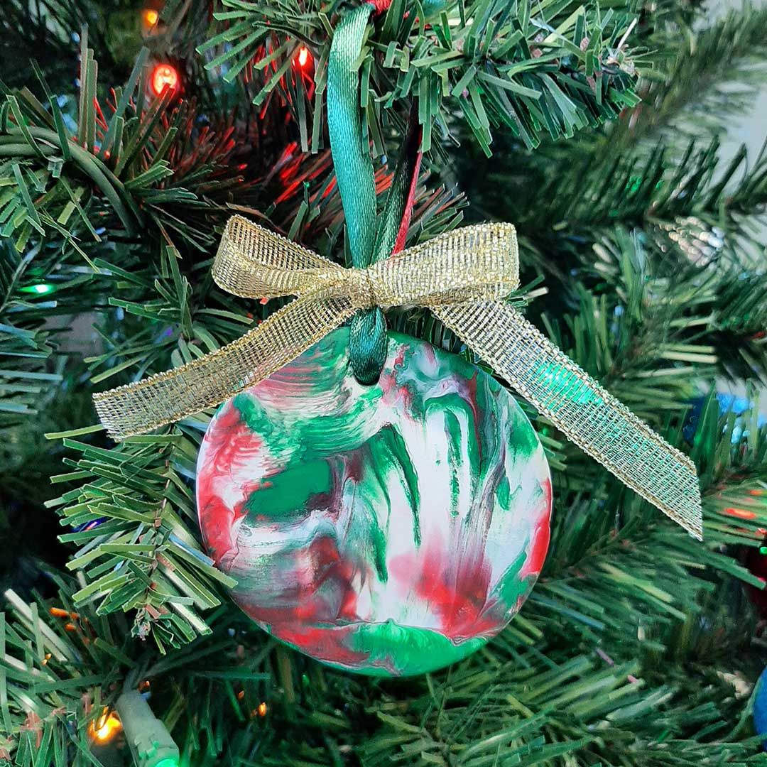 Christmas Keepsake hanging on a tree