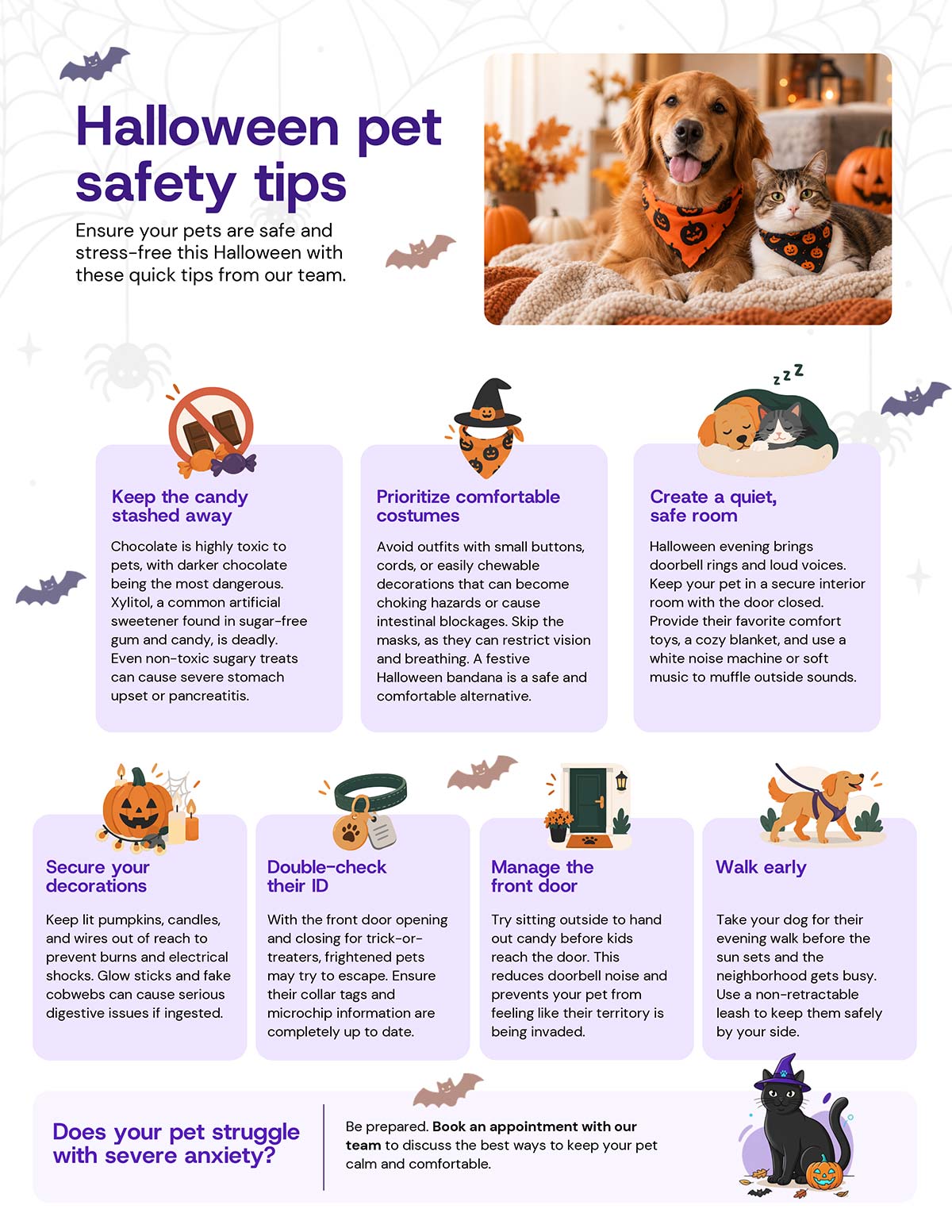 Halloween Safety Tips graphic